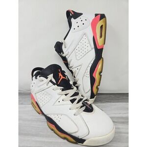 Air Jordan 6 Retro Low Infrared White Mens Size 12 #304401-123 2015 AS SHOWN!